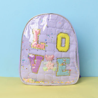 Inspire Purple Themed Kids Backpack Bag Bags Iluvlittlepeople Standard Purple Modern