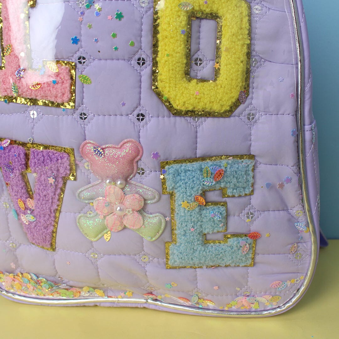 Inspire Purple Themed Kids Backpack Bag Bags Iluvlittlepeople 