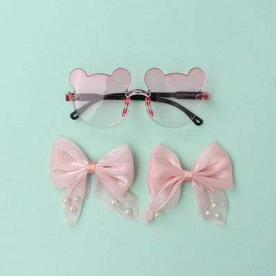 Stylish Sunglasses & Headband - Little People Gears Sunglasses & Headband Iluvlittlepeople Standard Pink Modern