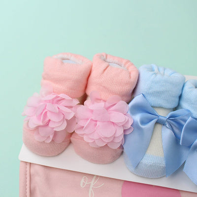 Decent Comfy Bibs & Socks Set - Little People Gears Bibs Set Iluvlittlepeople 