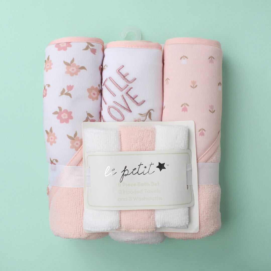 Stylish Comfy Baby Wash Cloths - Little People Gears Wash Cloths Iluvlittlepeople 0-24 Months Pink Modern