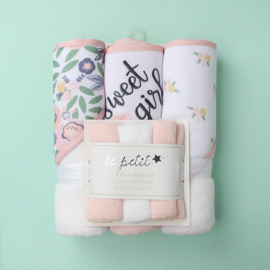 Stylish Comfy Baby Wash Cloths - Little People Gears Wash Cloths Iluvlittlepeople 0-24 Months Pink Modern