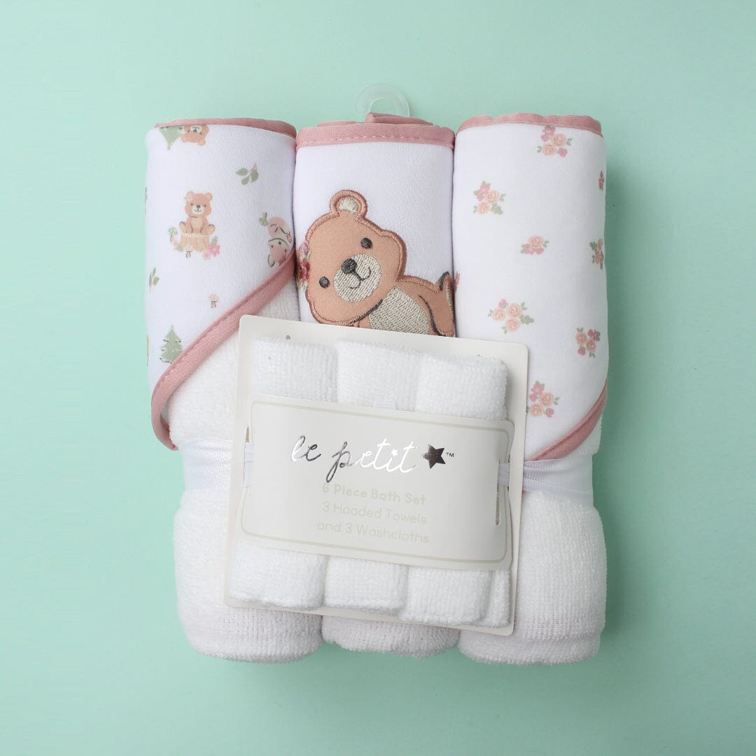 Stylish Comfy Baby Wash Cloths - Little People Gears Wash Cloths Iluvlittlepeople 0-24 Months White Modern