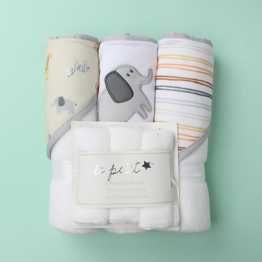 Stylish Comfy Baby Wash Cloths - Little People Gears Wash Cloths Iluvlittlepeople 0-24 Months White Modern