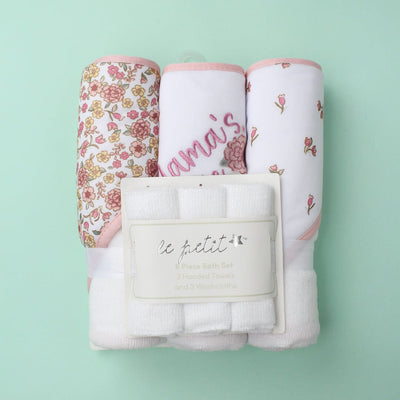 Stylish Comfy Baby Wash Cloths - Little People Gears Wash Cloths Iluvlittlepeople 0-24 Months White Modern