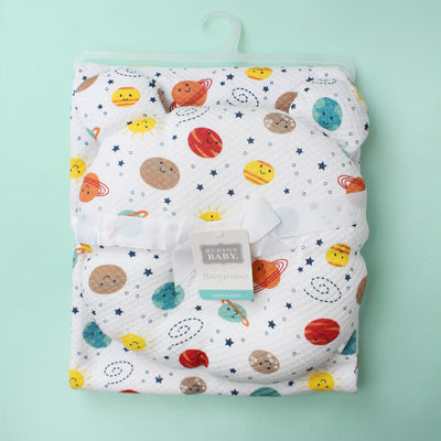 Modern Baby Pillow & Blanket - Little People Gears Baby Pillow Iluvlittlepeople 0-24 Months White Modern