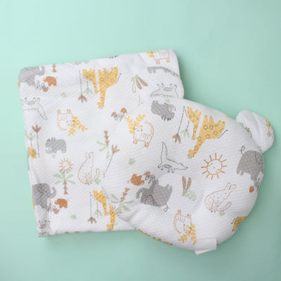 Modern Baby Pillow & Blanket - Little People Gears Baby Pillow Iluvlittlepeople 