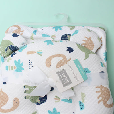 Modern Baby Pillow & Blanket - Little People Gears Baby Pillow Iluvlittlepeople 