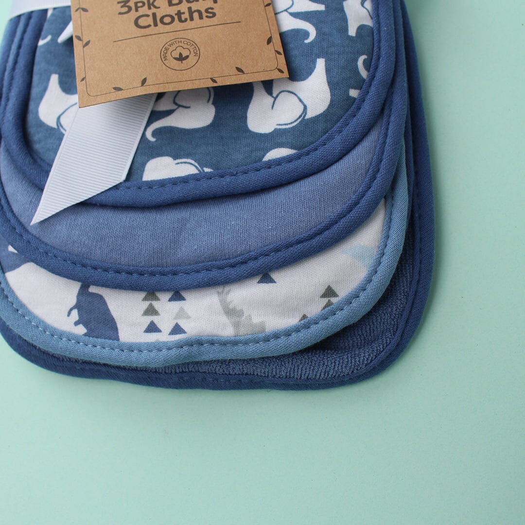 Cozy Comfy Baby Burp Cloths - Little People Gears Burp Cloths Iluvlittlepeople 