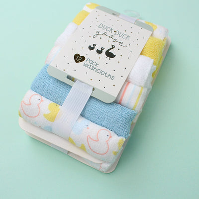Modern Baby Wash Cloths - Little People Gears Wash Cloths Iluvlittlepeople 