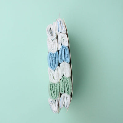 Modern Baby Wash Cloths - Little People Gears Wash Cloths Iluvlittlepeople 