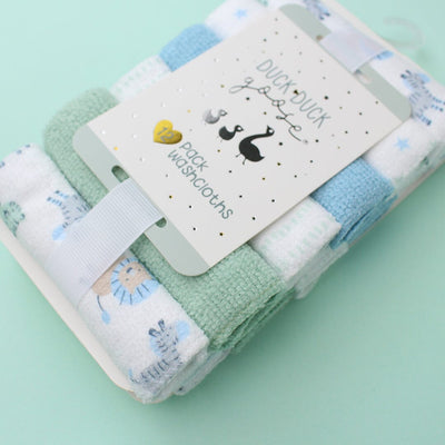 Modern Baby Wash Cloths - Little People Gears Wash Cloths Iluvlittlepeople 