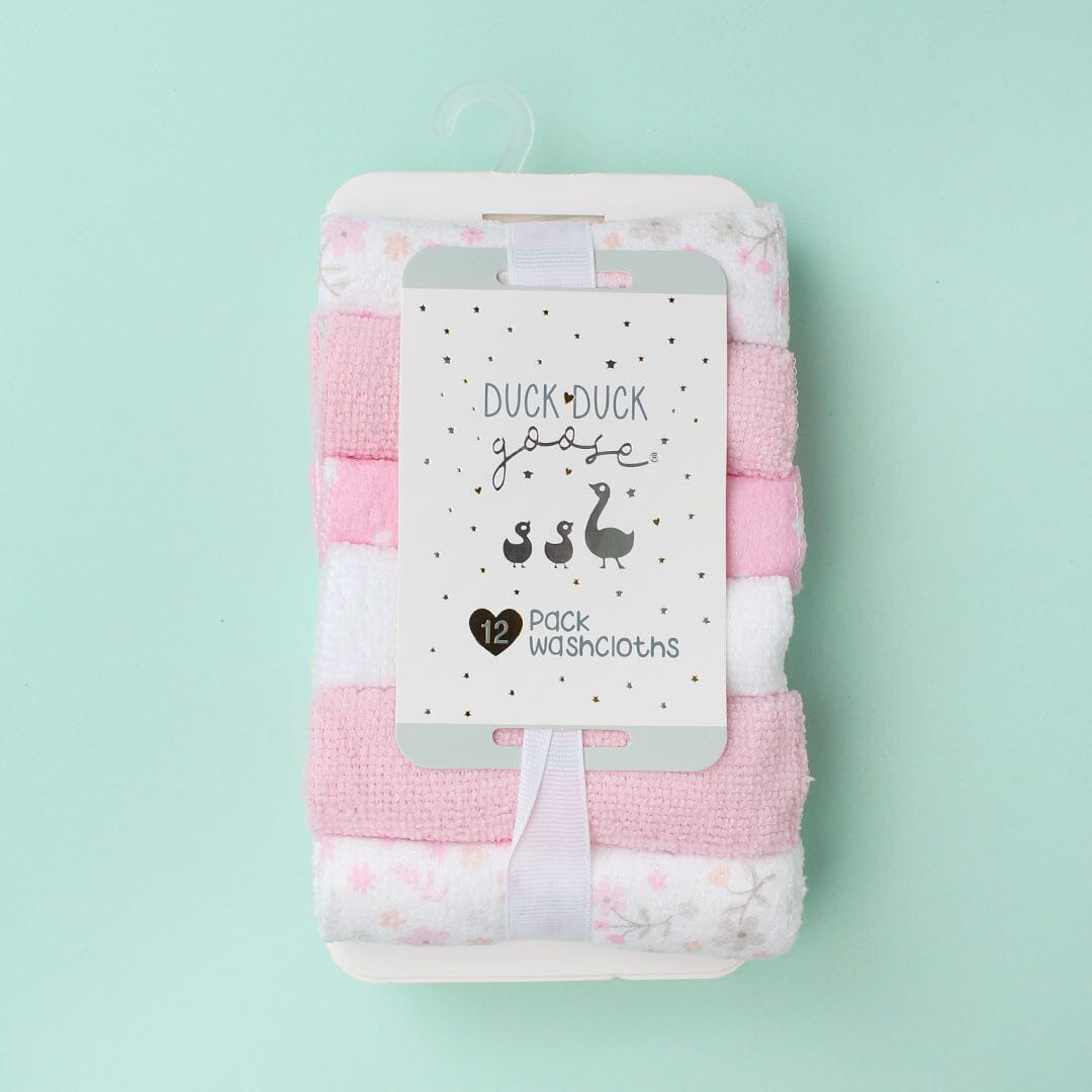 Modern Baby Wash Cloths - Little People Gears Wash Cloths Iluvlittlepeople 0-24 Months Pink Modern