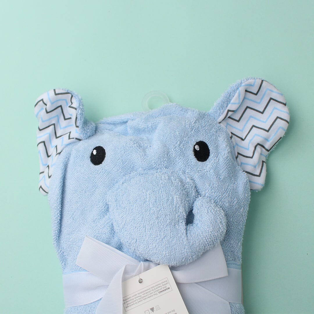 Cozy Hooded Baby Towel - Little People Gears Towels Iluvlittlepeople 