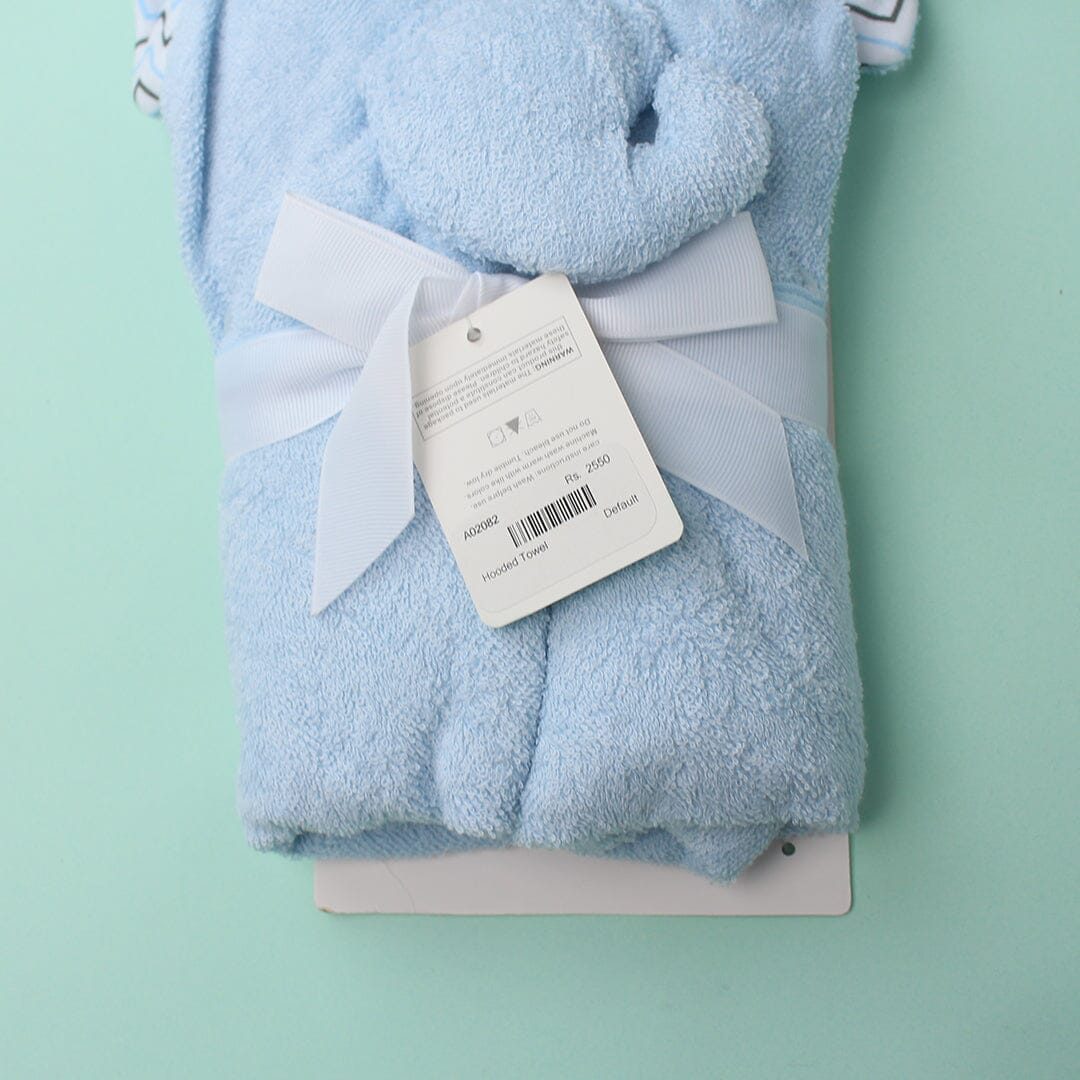 Cozy Hooded Baby Towel - Little People Gears Towels Iluvlittlepeople 