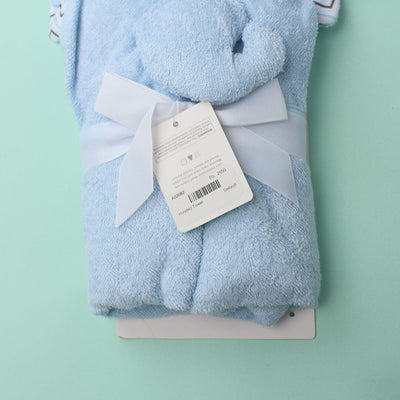 Cozy Hooded Baby Towel - Little People Gears Towels Iluvlittlepeople 