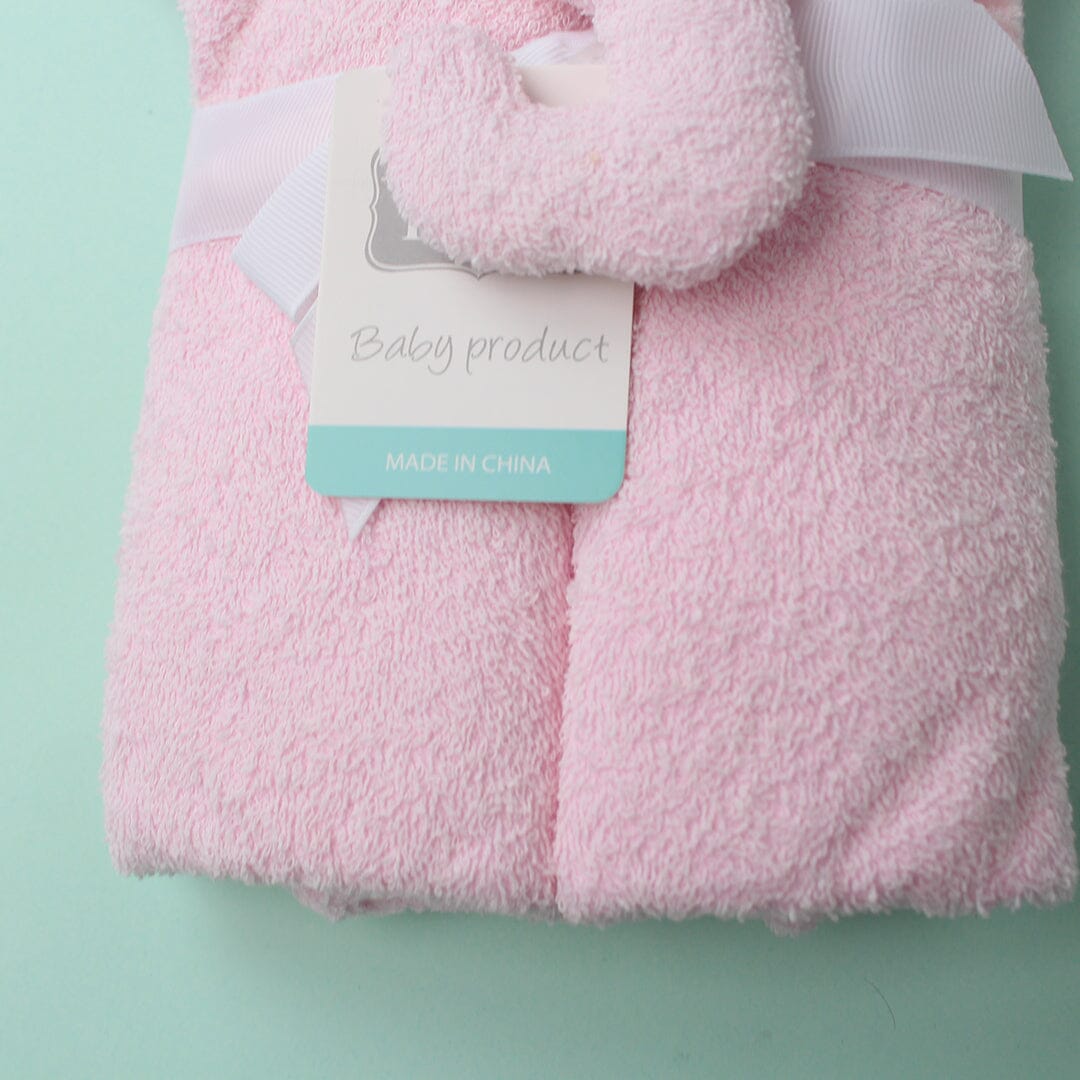 Cozy Hooded Baby Towel - Little People Gears Towels Iluvlittlepeople 