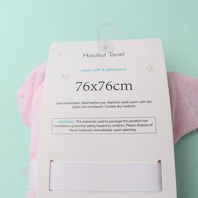 Cozy Hooded Baby Towel - Little People Gears Towels Iluvlittlepeople 