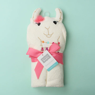 Cozy Hooded Baby Towel - Little People Gears Towels Iluvlittlepeople 0-24 Months Off White Modern