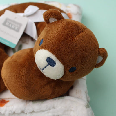 Cozy Baby Blanket & Character Pillow - Little People Gears Blankets Iluvlittlepeople 