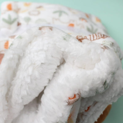 Cozy Baby Blanket & Character Pillow - Little People Gears Blankets Iluvlittlepeople 