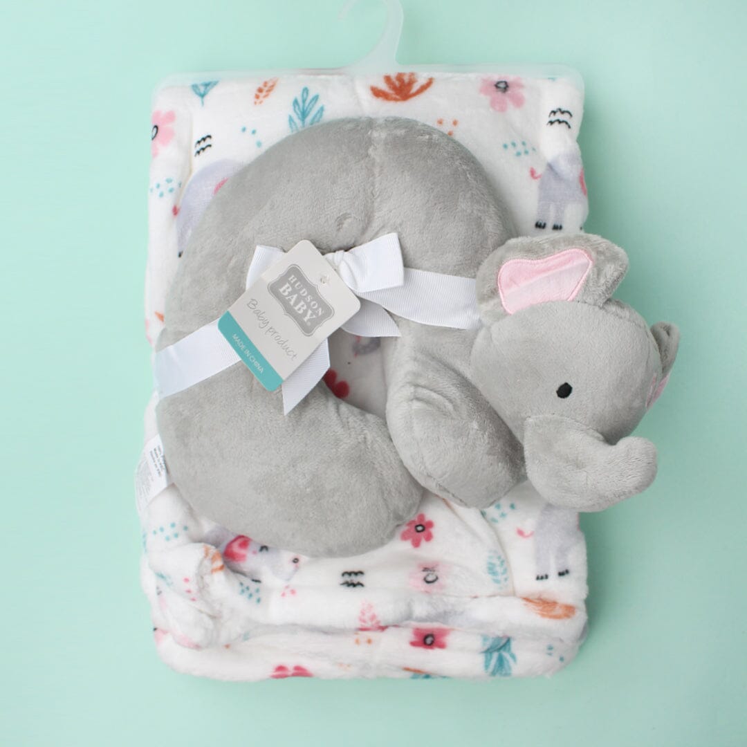 Cozy Baby Blanket & Character Pillow - Little People Gears Blankets Iluvlittlepeople 0-24 Months Grey Modern