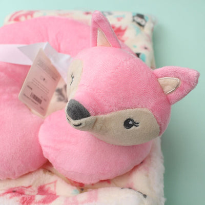 Cozy Baby Blanket & Character Pillow - Little People Gears Blankets Iluvlittlepeople 