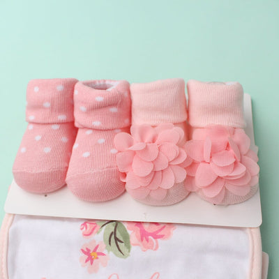 Decent Comfy Bibs & Socks Set - Little People Gears Bibs Set Iluvlittlepeople 