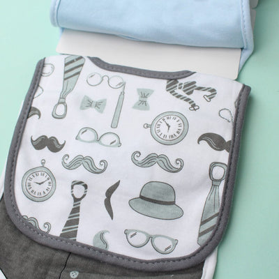 Decent Comfy Bibs & Socks Set - Little People Gears Bibs Set Iluvlittlepeople 