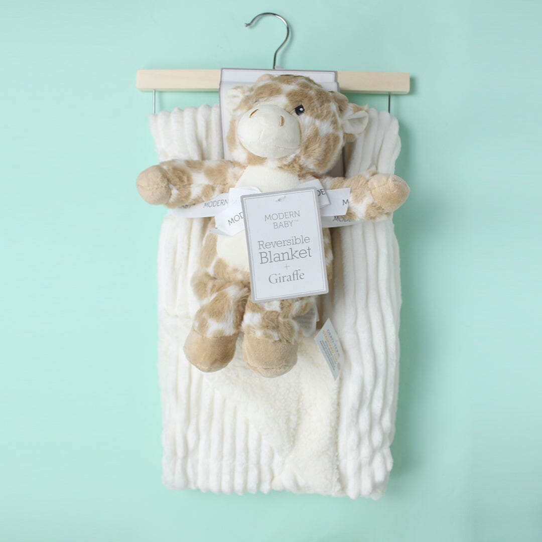 Cozy Baby Blanket & Character Pillow - Little People Gears Blankets Iluvlittlepeople 0-24 Months Brown Modern