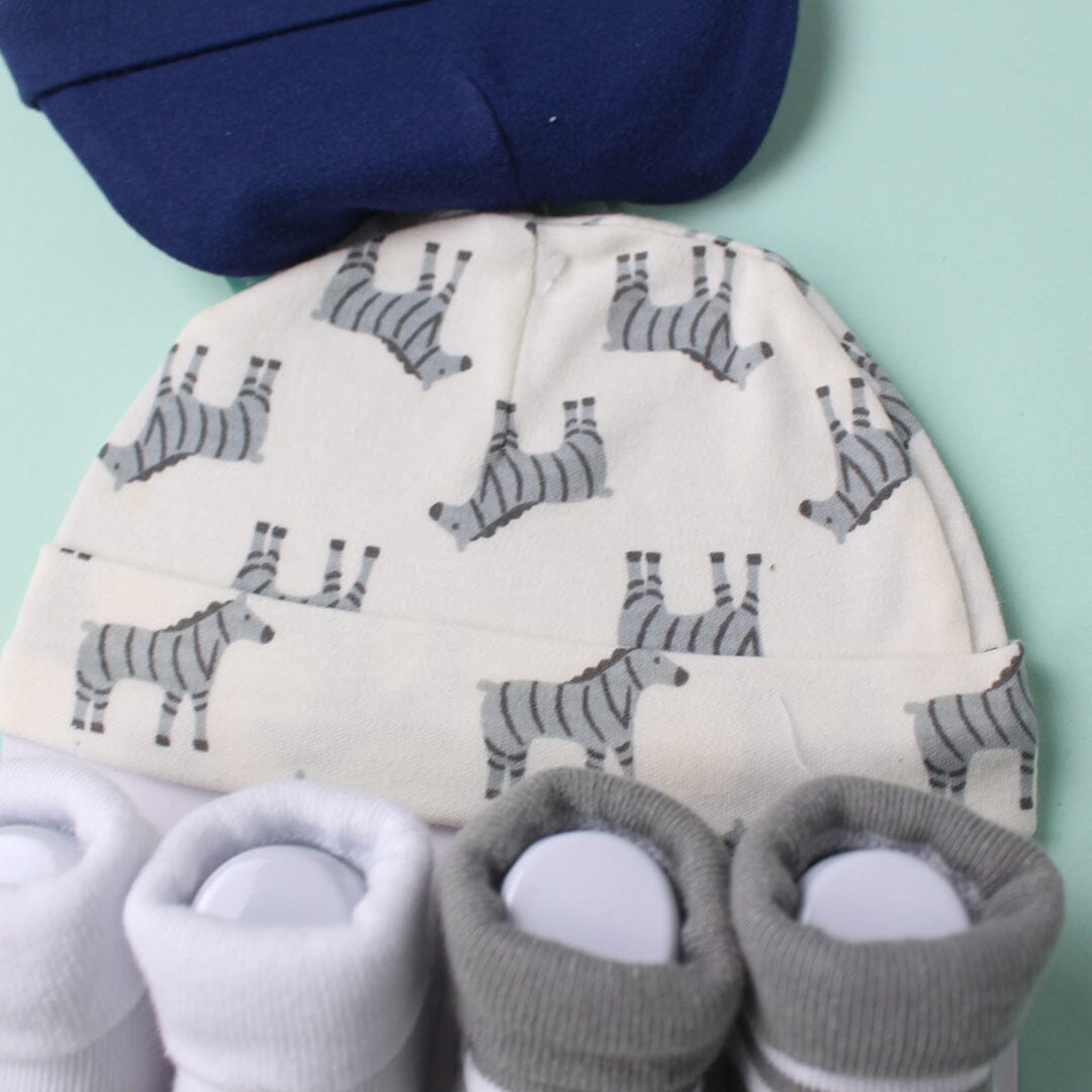 Modern Caps & Socks Set - Little People Gears Caps Iluvlittlepeople 