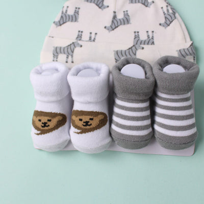 Modern Caps & Socks Set - Little People Gears Caps Iluvlittlepeople 