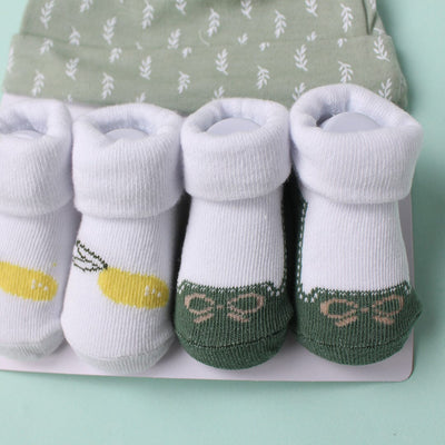 Modern Caps & Socks Set - Little People Gears Caps Iluvlittlepeople 