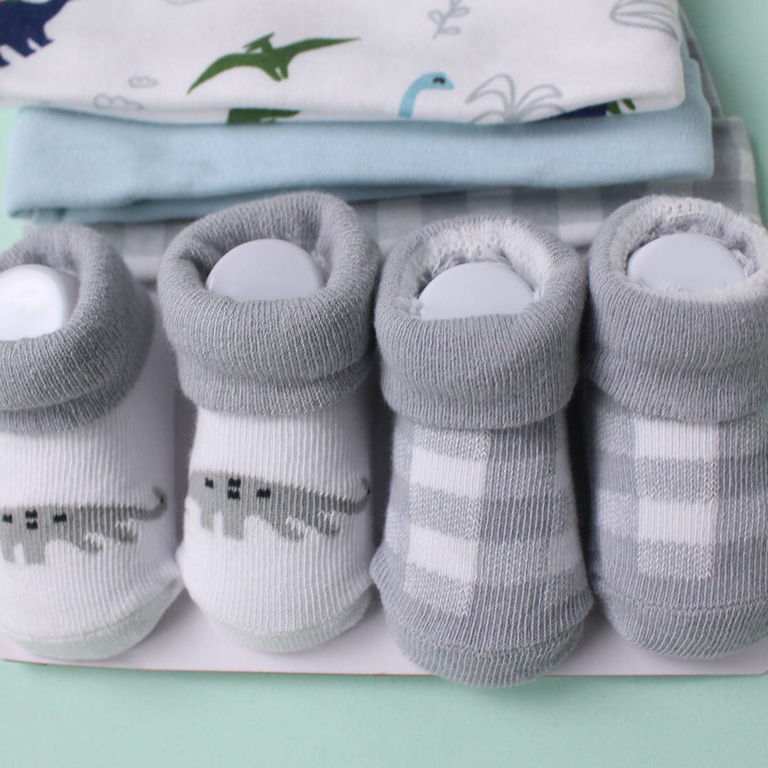 Modern Caps & Socks Set - Little People Gears Caps Iluvlittlepeople 