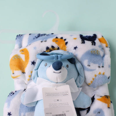Cozy Baby Blanket & Special Toy - Little People Gears Blankets Iluvlittlepeople 
