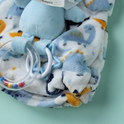 Cozy Baby Blanket & Special Toy - Little People Gears Blankets Iluvlittlepeople 