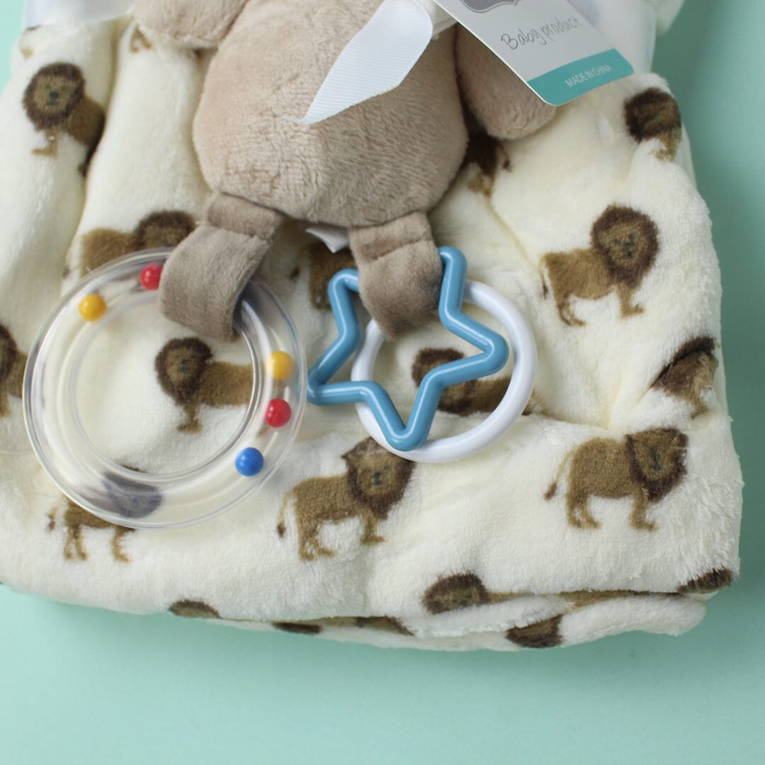 Cozy Baby Blanket & Special Toy - Little People Gears Blankets Iluvlittlepeople 