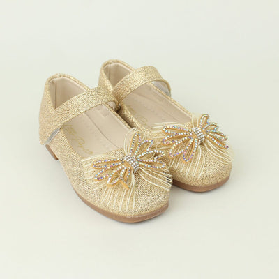 Dashing Style Gold Themed Girl Fancy Pumps Pumps Iluvlittlepeople 