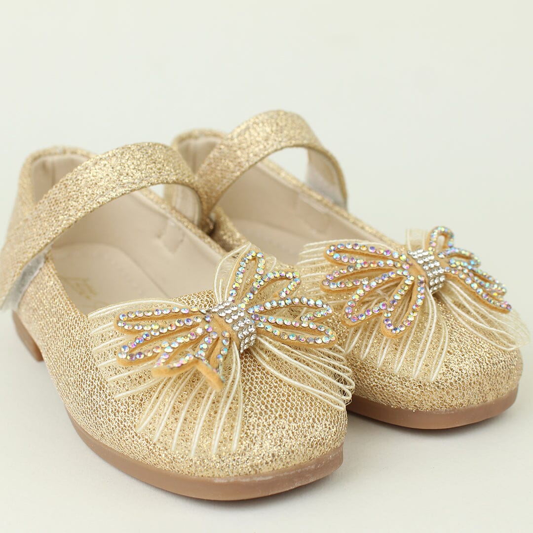 Dashing Style Gold Themed Girl Fancy Pumps Pumps Iluvlittlepeople 