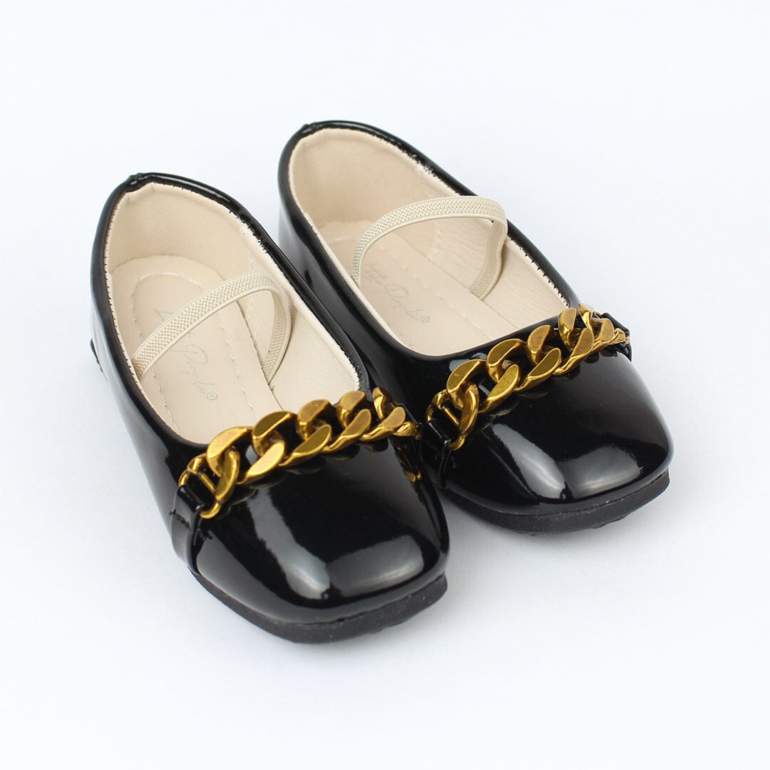 Elegant Style Black Themed Girl Fancy Pumps Pumps Iluvlittlepeople 