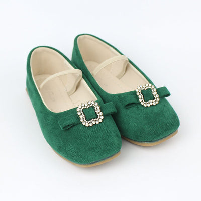 Stylish Little People Girl Shoes Girl Shoes Iluvlittlepeople 25N Modern Green