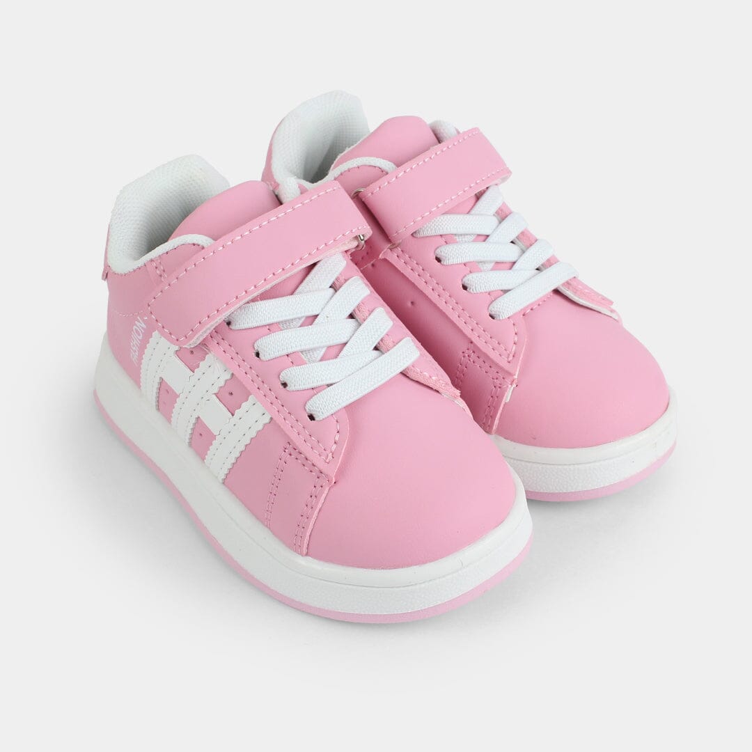 Delighted Pink Themed Girl Sneakers Sneaker Iluvlittlepeople 25N Pink Modern