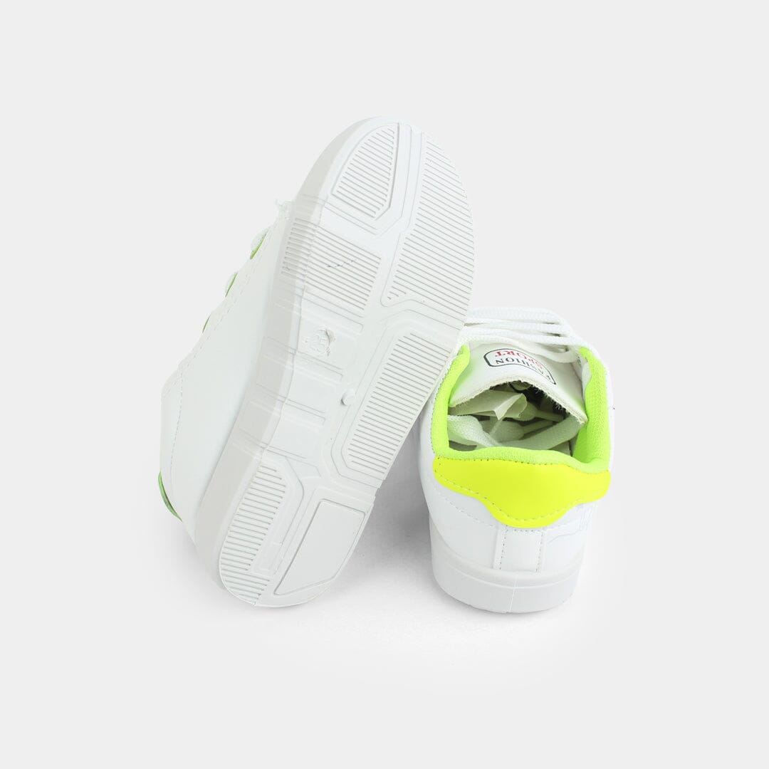 Elegant White Themed Kids Sneaker Sneaker Iluvlittlepeople 