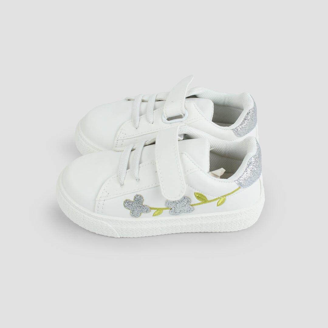 Delighted White Themed Girl Sneakers Sneaker Iluvlittlepeople 