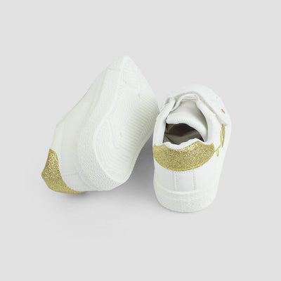 Stylish White Themed Girl Sneakers Sneaker Iluvlittlepeople 