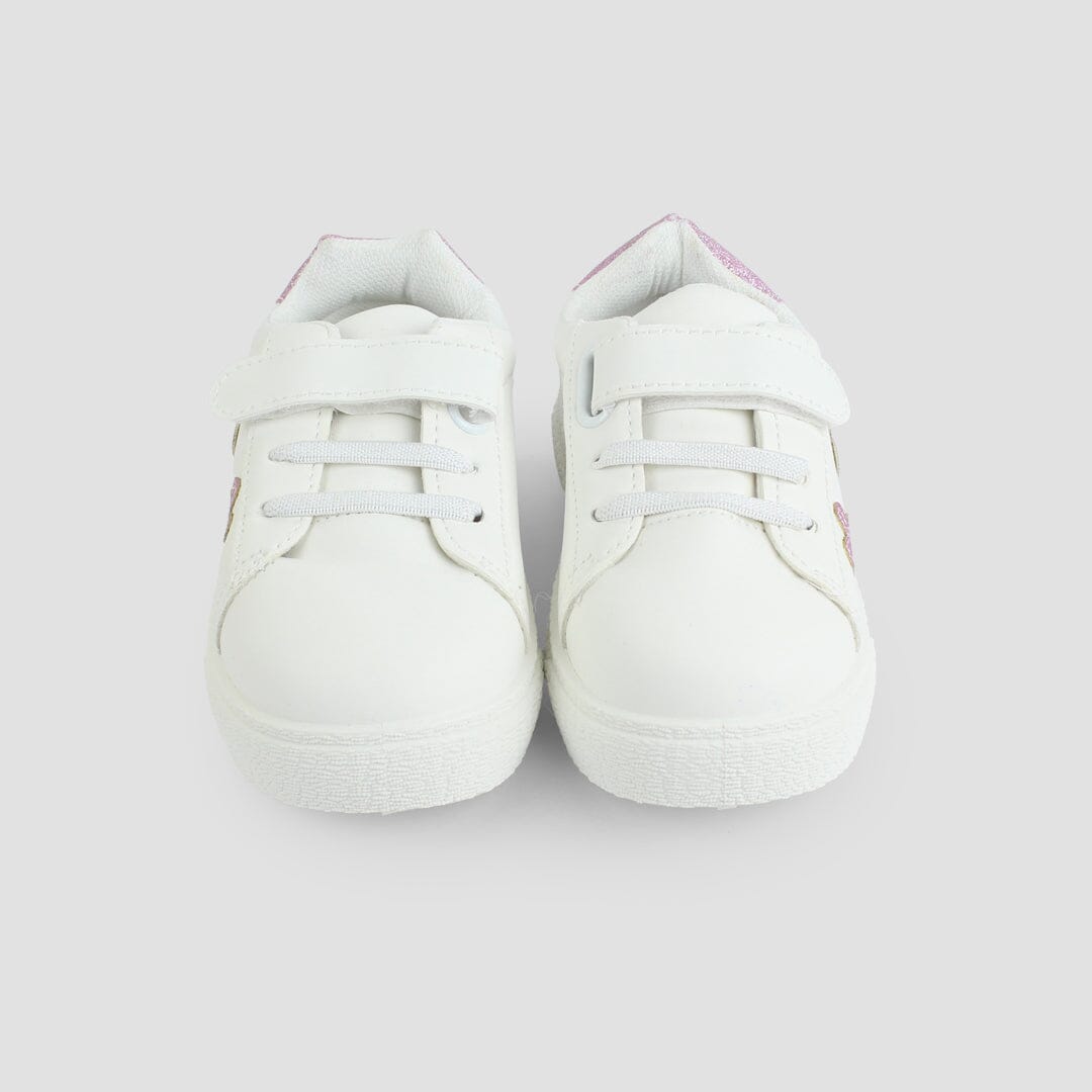 Delighted White Themed Girl Sneakers Sneaker Iluvlittlepeople 