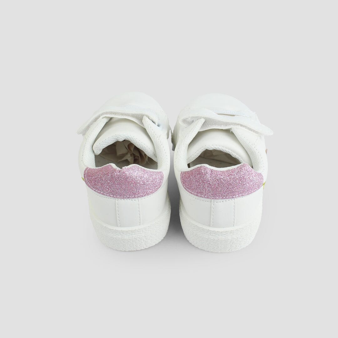 Delighted White Themed Girl Sneakers Sneaker Iluvlittlepeople 