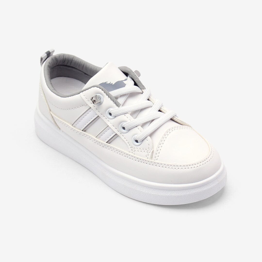 Delighted Little People Kids Sneaker Sneaker Iluvlittlepeople 21N White Modern