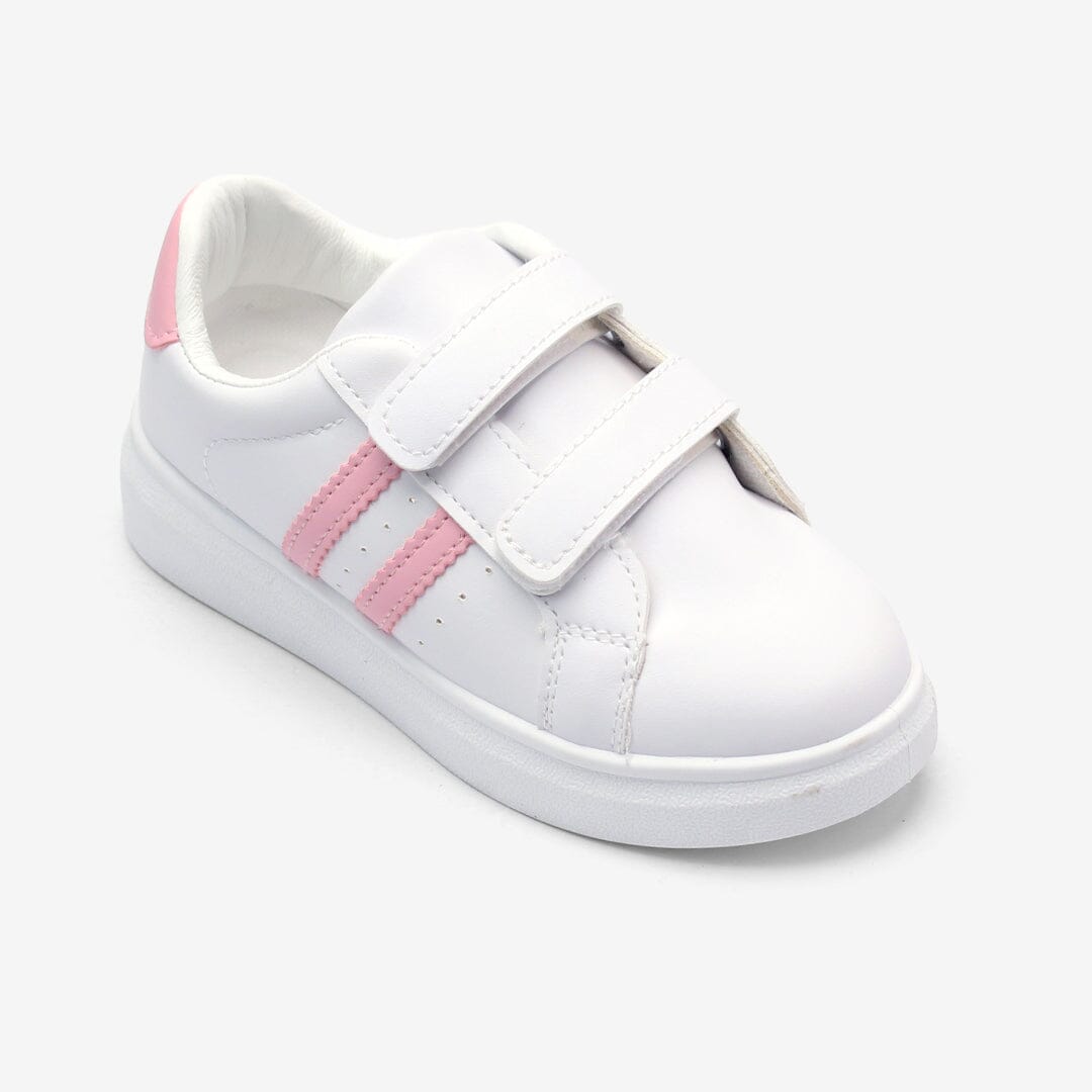 Fancy White Little People Girl Sneakers Sneaker Iluvlittlepeople 21N White Modern