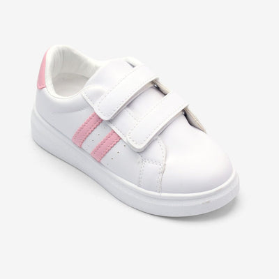 Fancy White Little People Girl Sneakers Sneaker Iluvlittlepeople 21N White Modern
